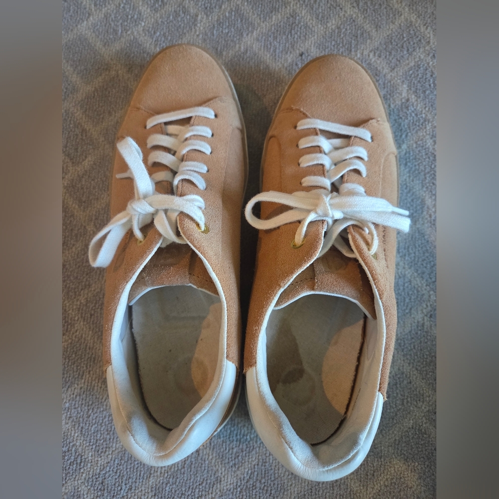 Cole Haan Women's Tan and White Sneakers